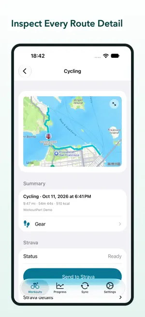 WorkoutPort: Sync to Strava screenshot 4