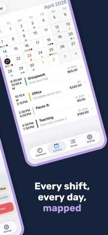 WorkTime - Work Hours Tracker Screenshot 2 of 5