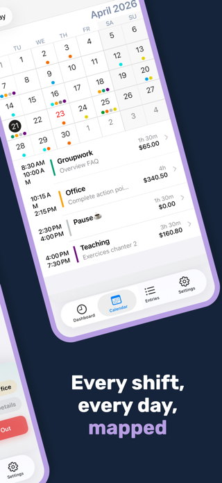 WorkTime - Work Hours Tracker Screenshot 2 of 5