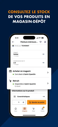 Capture d'écran de TECNOMAT sur iPhone 2