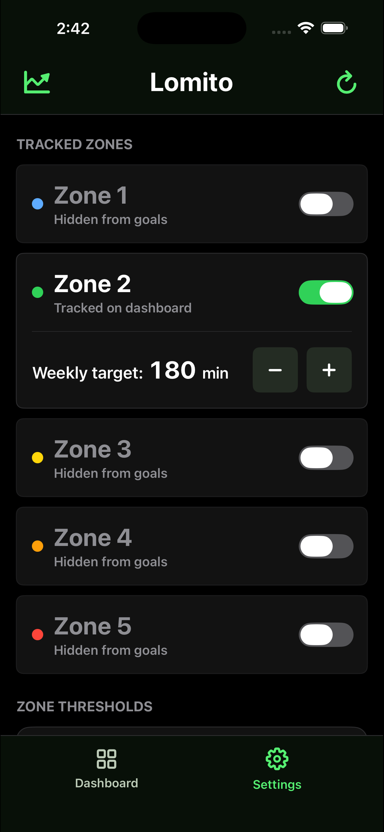 lomito: Track your trainings screenshot 4