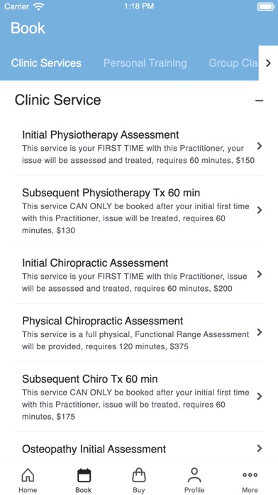 Pure Fitness Canada Screenshot