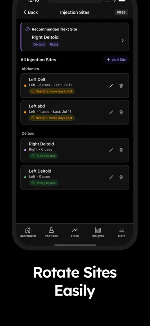 Peptide Tracker & Calculator screenshot 4