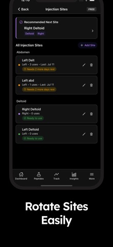 Peptide Tracker & Calculator Screenshot 4 of 5
