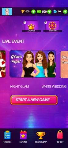 Makeover Dress Up Girls Game iPhone screenshot