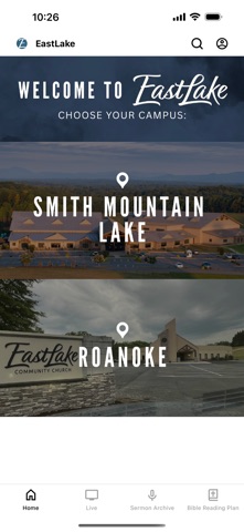 EastLake Community Church VA app screenshot