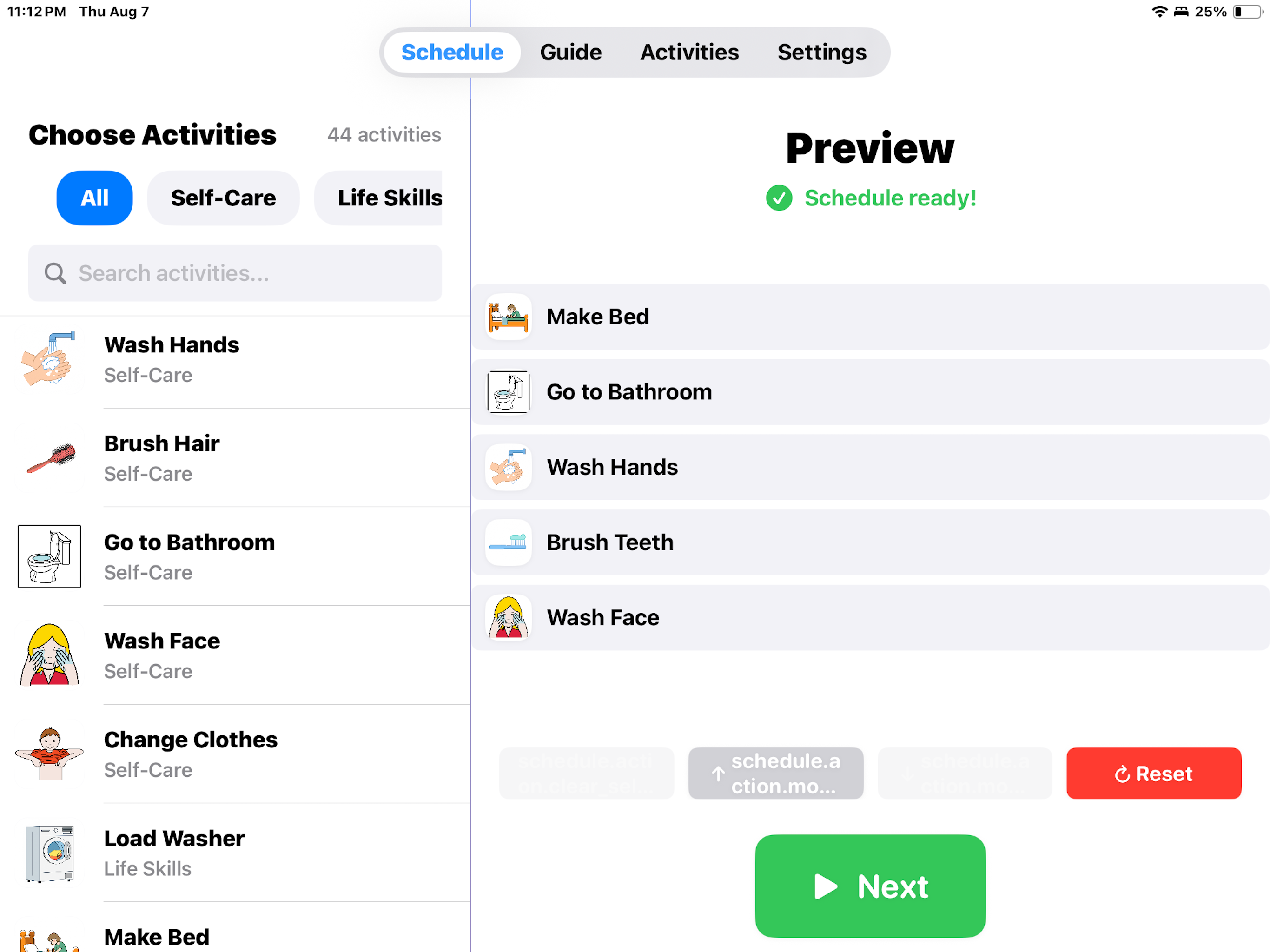 Visual Schedule Pro for ABA