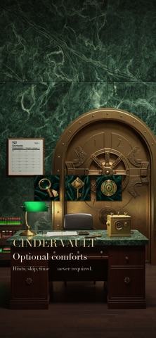 Cinder Vault Escape Room iPhone screenshot