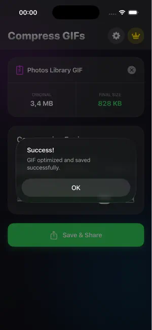 Compress GIFs - Shrink Gifs screenshot 3