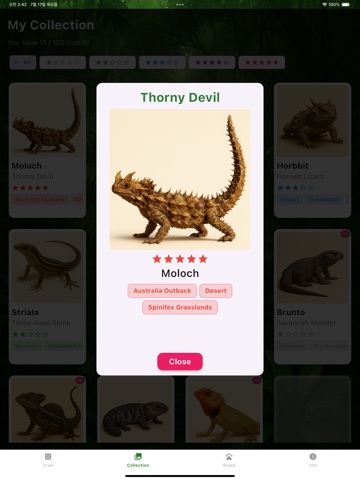 Gacha Lizard iPad screenshot