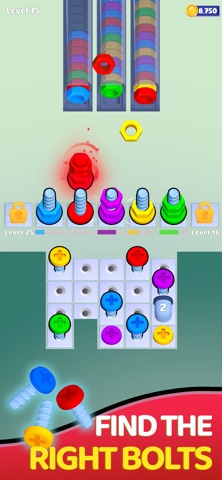 Nut Drop: Bolt Matching Puzzle Screenshot 2 of 4