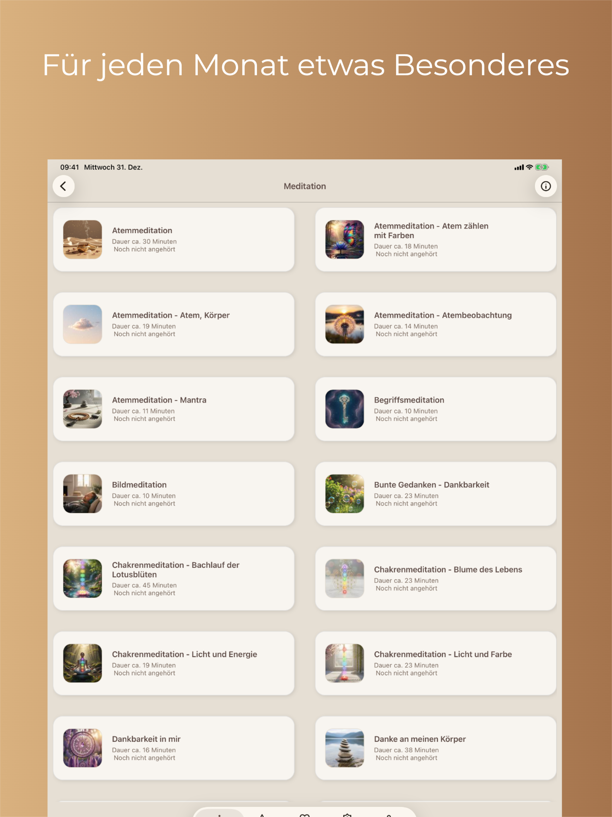 Entspann dich App screenshot 13