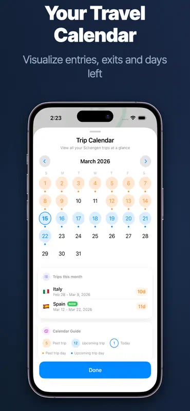 Schengen Calculator & Planner screenshot 4 of 4