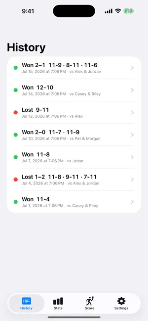 AF Pickleball Scorekeeper screenshot 2