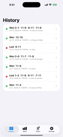 AF Pickleball Scorekeeper Screenshot 2 of 5