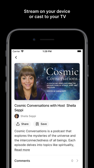 Conscious Awakening Network Screenshot