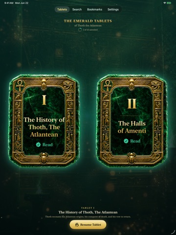 Emerald Tablets of Thoth ipad screenshot 3