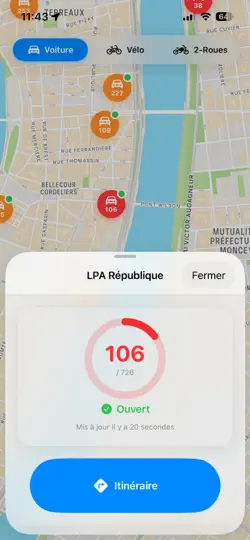 Screenshot von Lyon Pocket auf dem iPhone 4