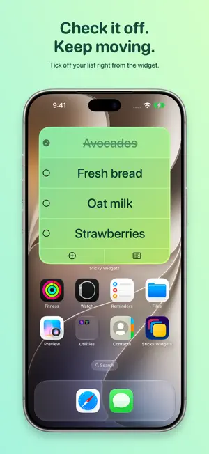 Sticky Widgets screenshot 2