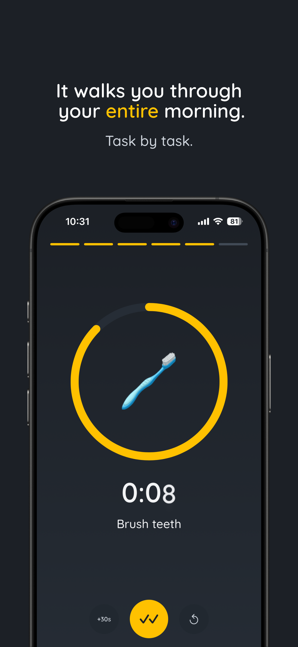 Yawn - Morning Routine Alarm
