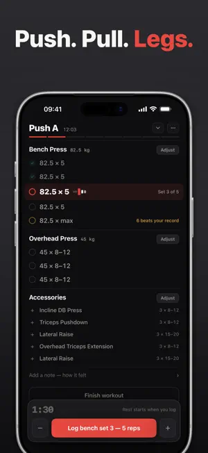 PPL Weightlifting screenshot 1