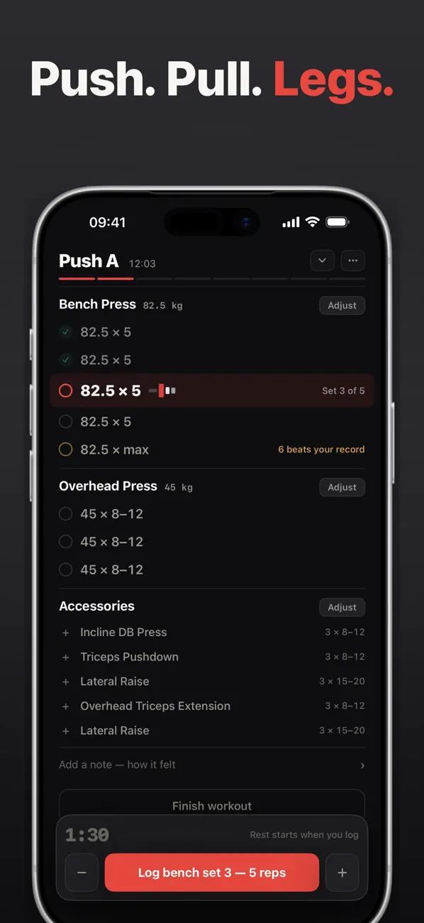 Screenshot #1 pour PPL Weightlifting