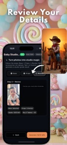 AI Baby Photo Shoot Retouch screenshot
