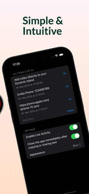 ‎Dynamic Island Notes & Memo Screenshot