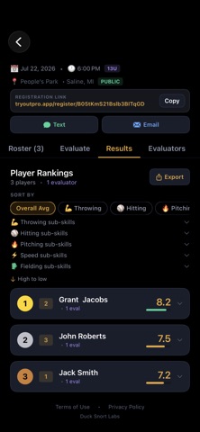 Tryout Pro Screenshot 4 of 4