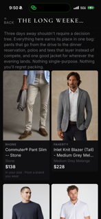 Benchmark for Men screenshot 4