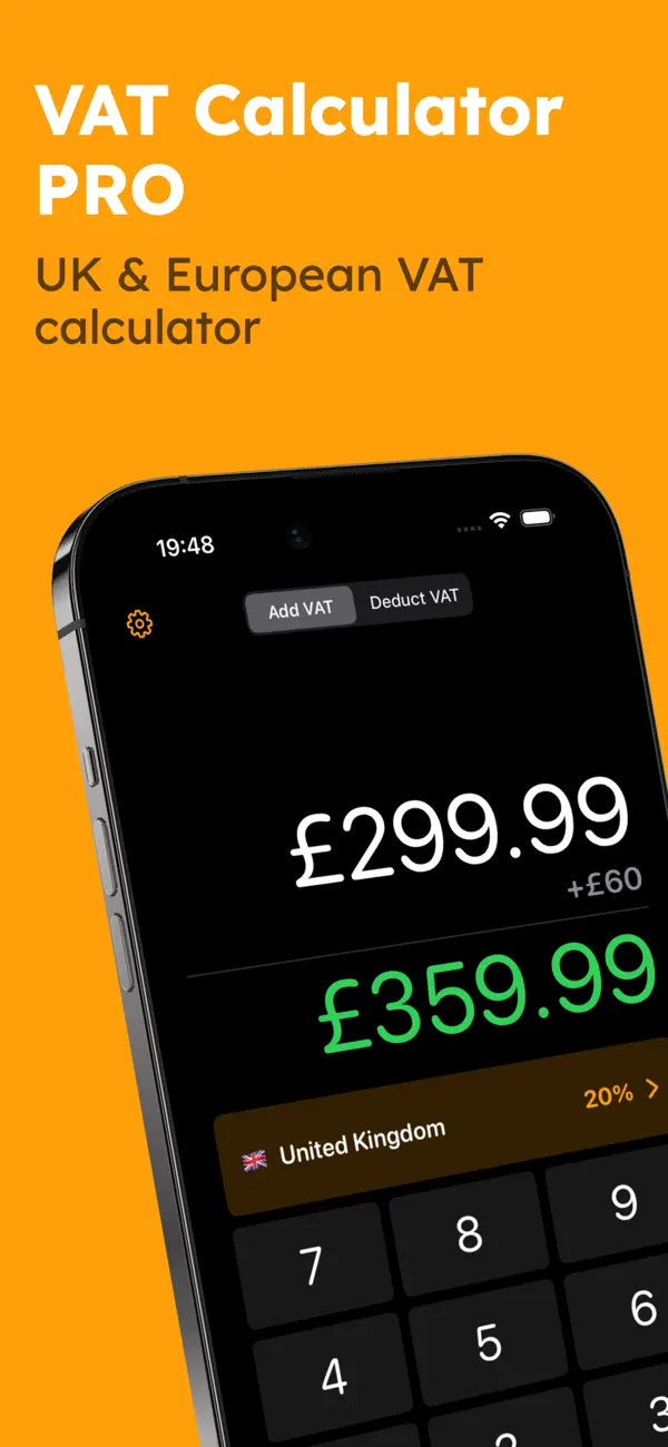 Screenshot #1 pour VAT Calculator Pro