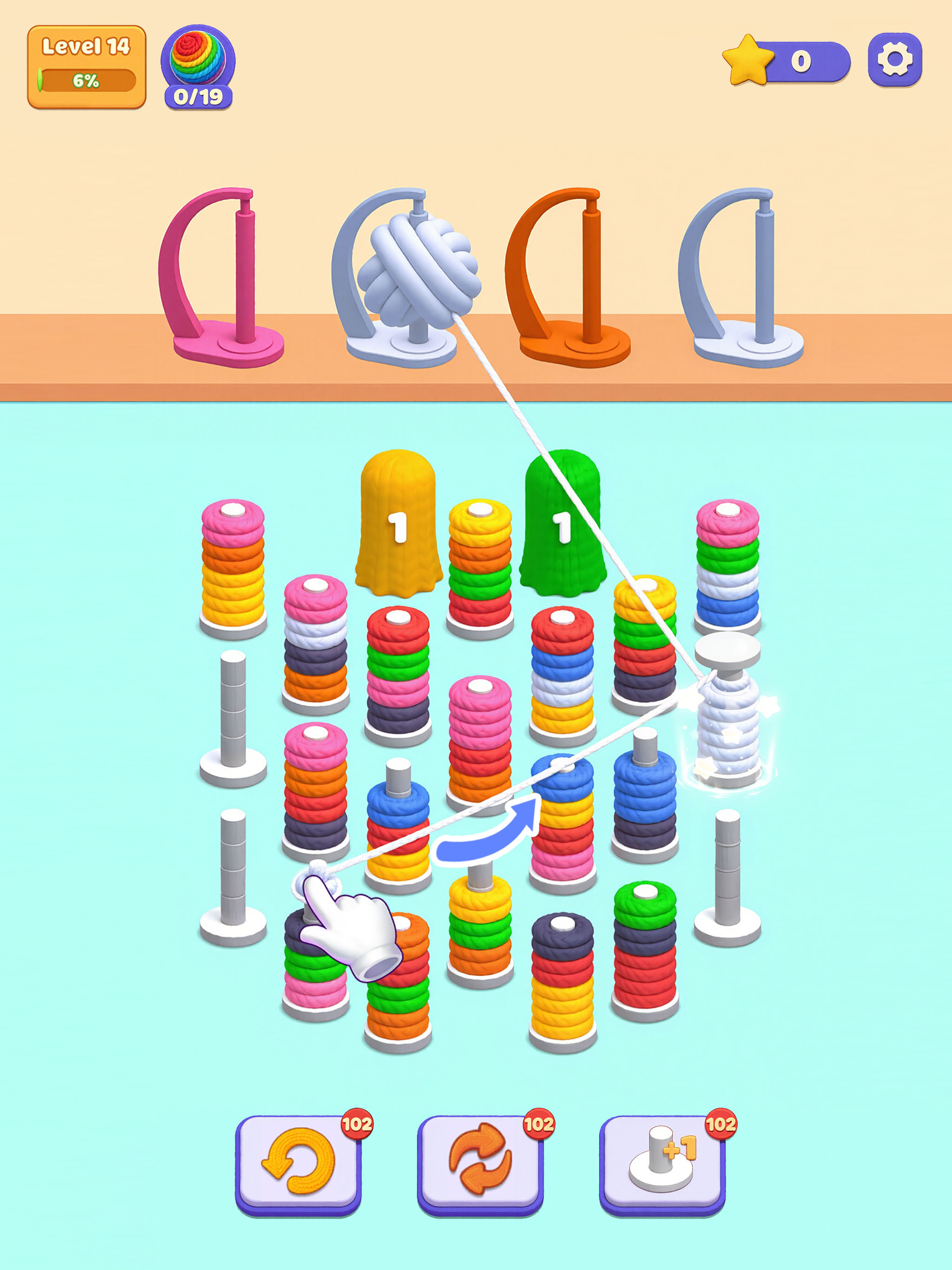 Knit Sorting - Color Fun 3D