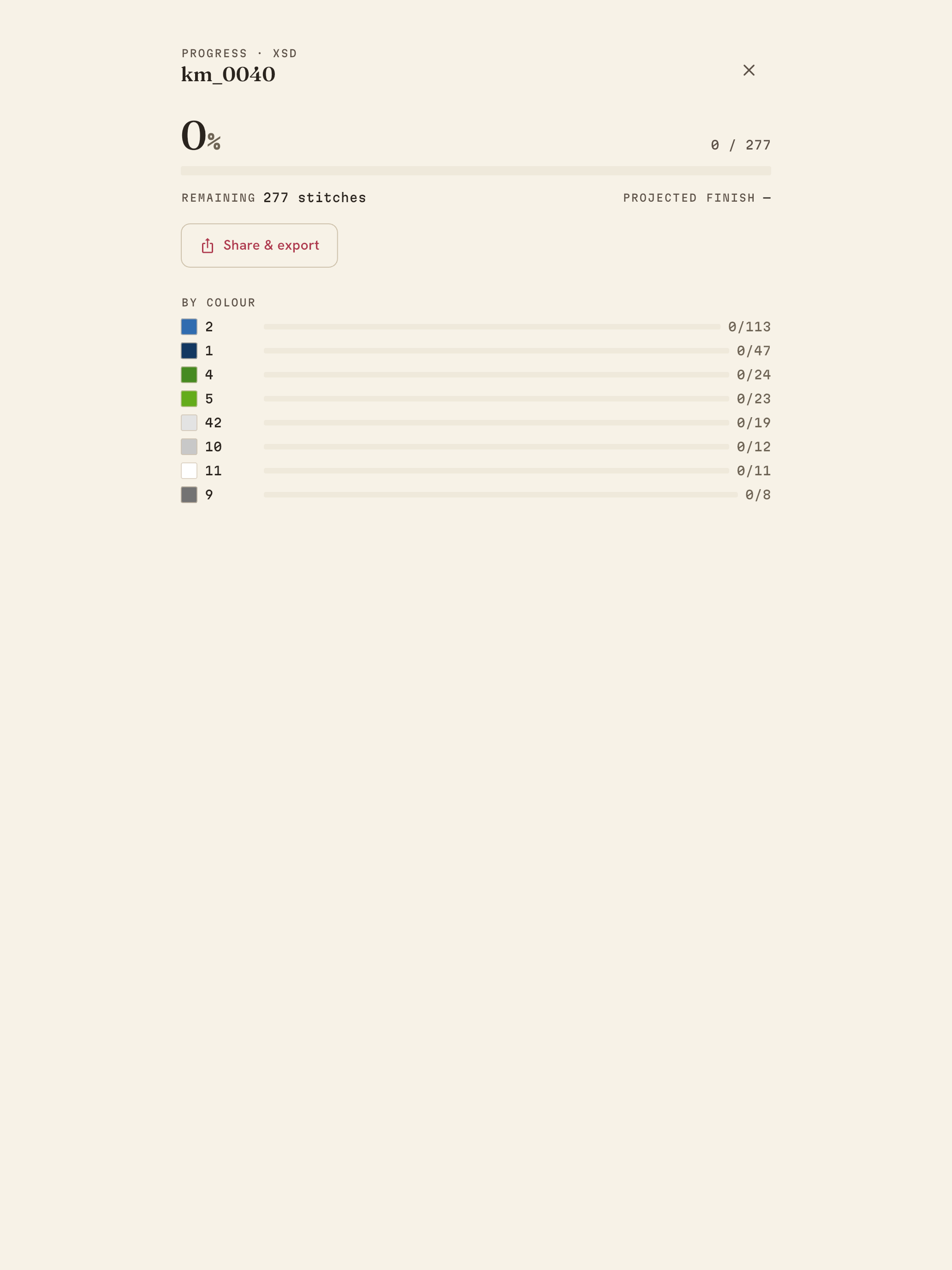 Uzora: Cross Stitch screenshot 12