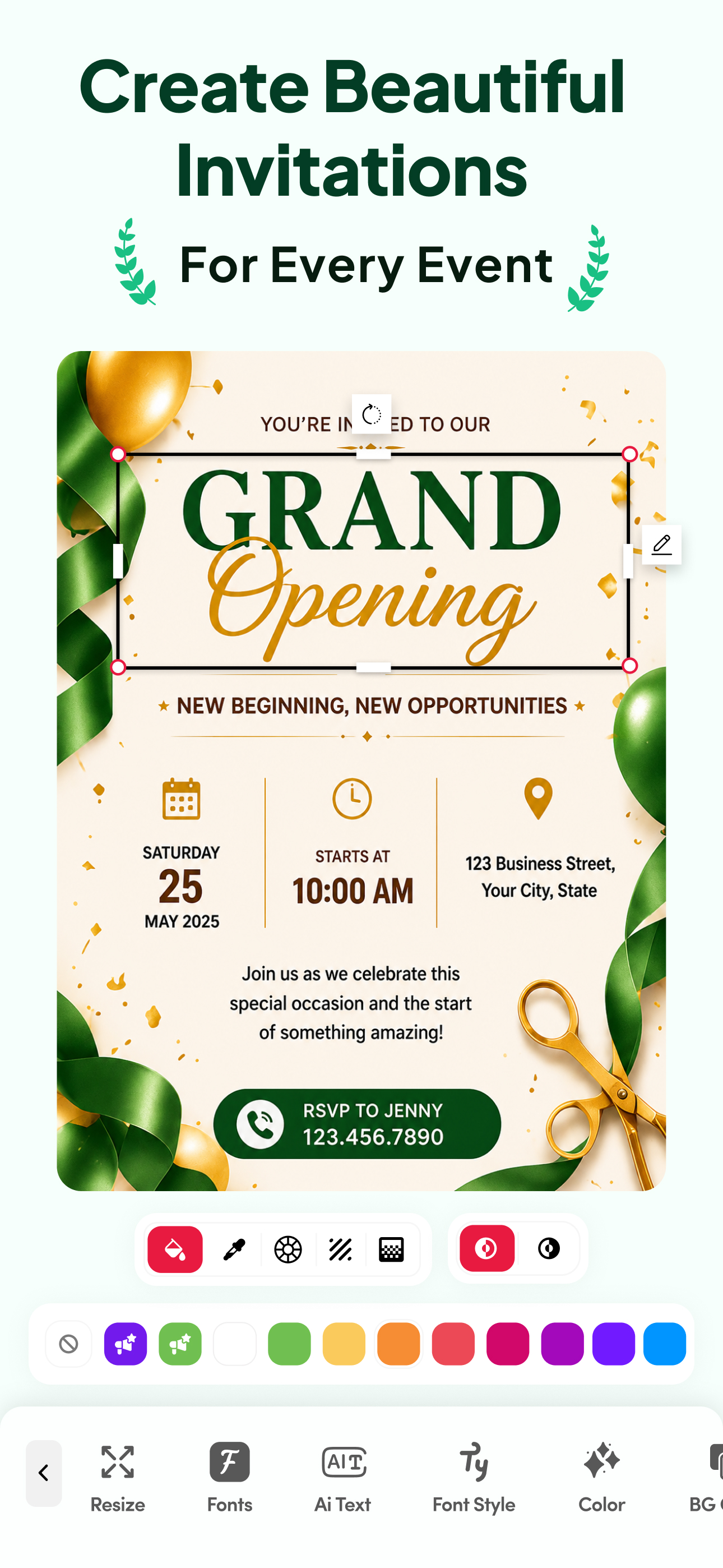 Poster Maker - AI Flyer Design screenshot 2
