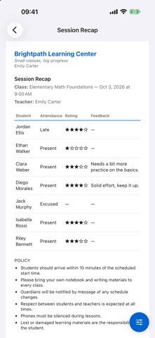 Tutor Diary screenshot 5