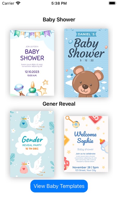 Babyshower Invitation . Screenshot
