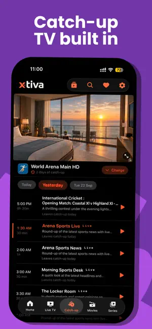 Xtiva: IPTV Xtream & M3U screenshot 2