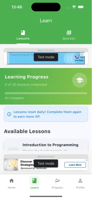 Learn and grow app screenshot 2