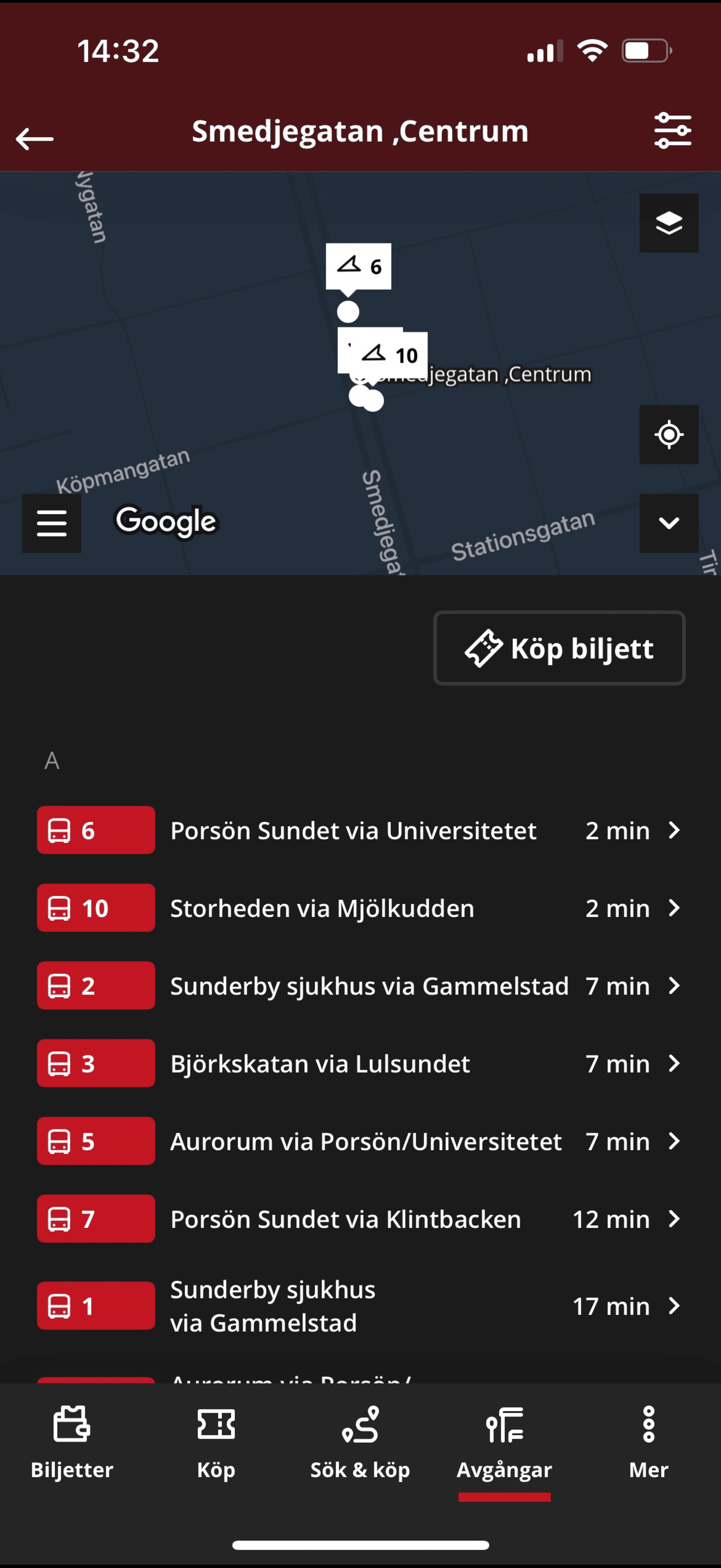 Luleå Lokaltrafik screenshot 3