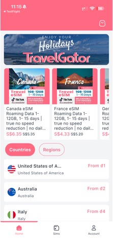 Travelgator screenshot