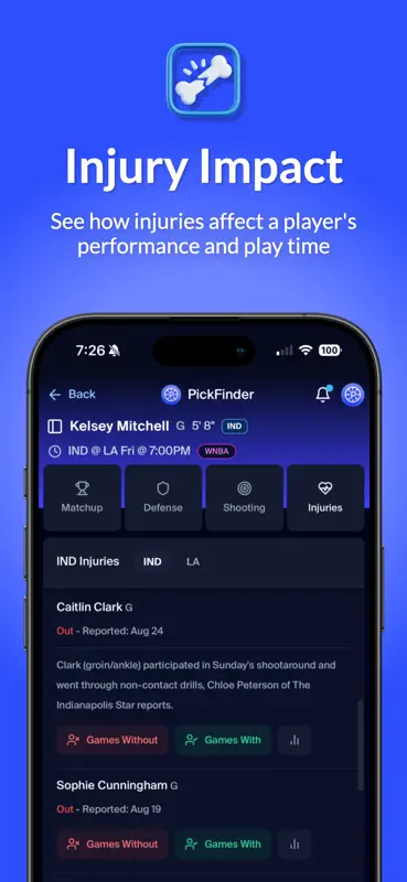 PickFinder: Data-Driven Picks screenshot 9 of 10