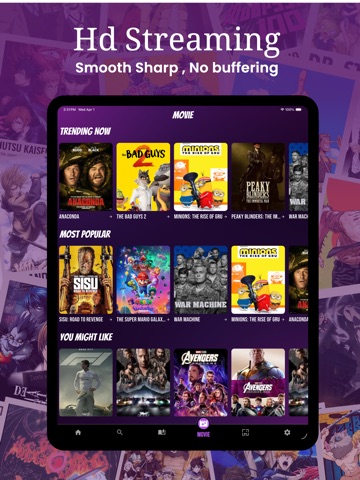 Anime Plus : Anime Show Watch iPad screenshot