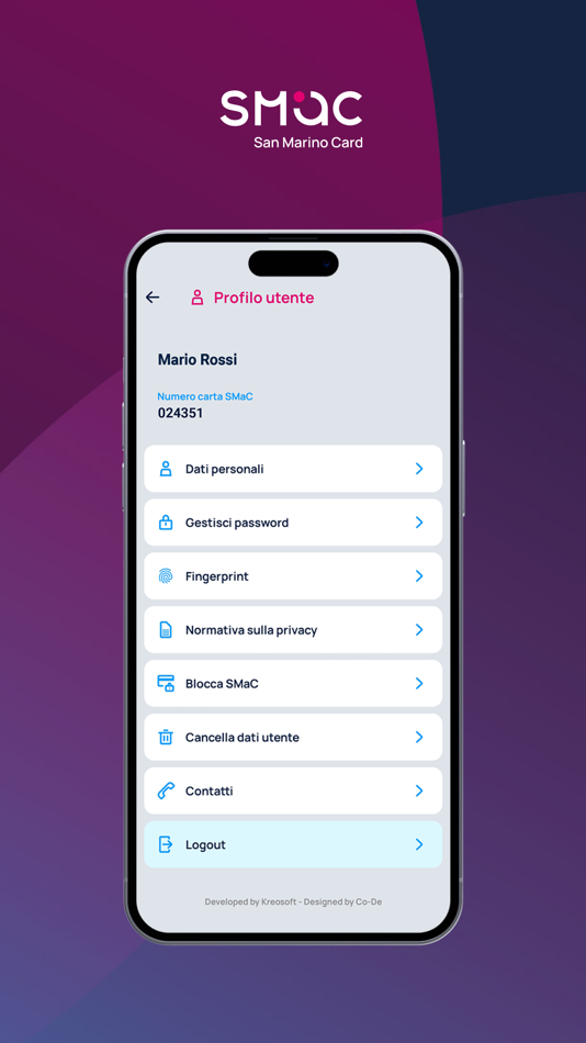 #10. SMaC Card (iOS) Podle: Segreteria di stato Finanze e Bilancio