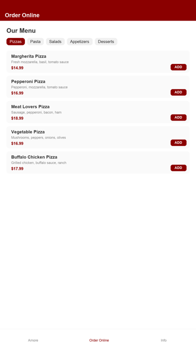 Screenshot #3 pour Amore Pizzeria Zionsville