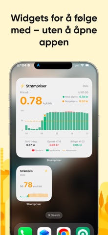 Strømpriser i Norge screenshot