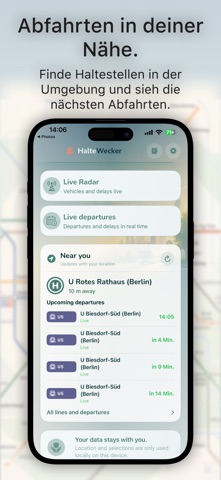 HalteWecker screenshot