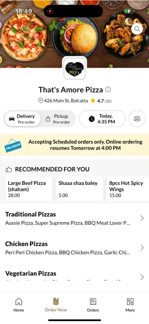 That's Amore Pizza screenshot 3