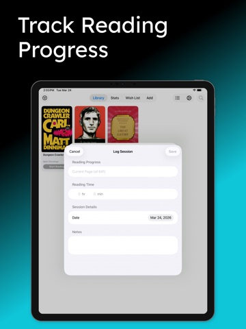 ReadMe - Book Tracker ipad screenshot 3