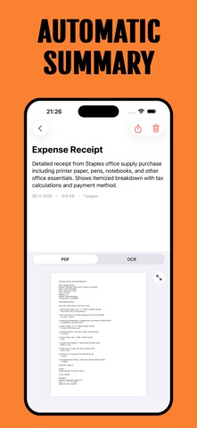 Doculla: AI Document Scanner iPhone screenshot