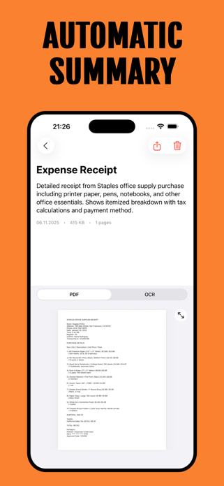 Doculla: AI Document Scanner Screenshot 3 of 6